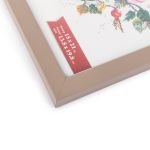 Рамка для картины (фото) пластик с оргстеклом 15х21 см, капучино, Gamma ПРК-20