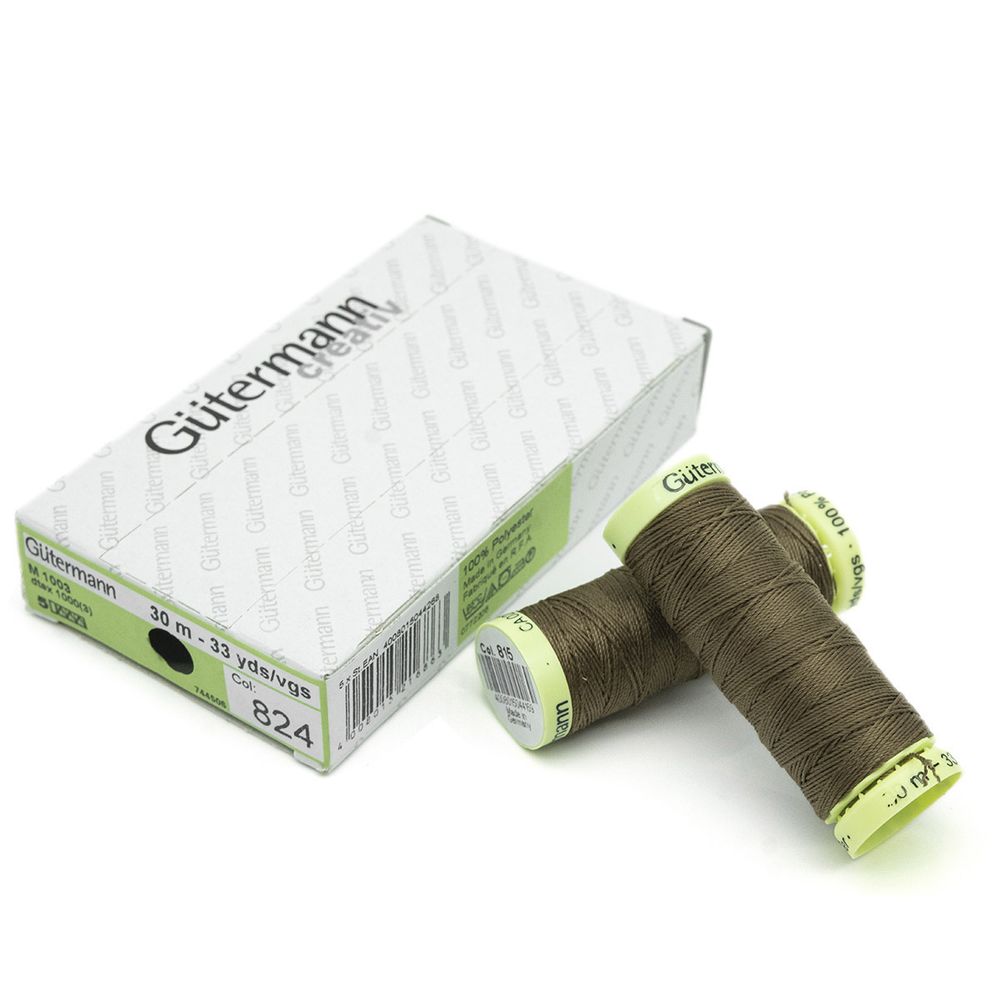 Нитки отделочные Gutermann Top Stitch, 30м, 815 орех, 5 катушек