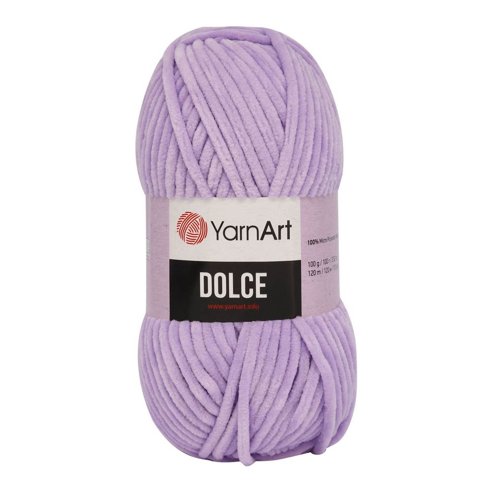 Пряжа YarnArt (ЯрнАрт) Dolce / уп.5 мот. по 100 г, 120м, 744 лавандовый