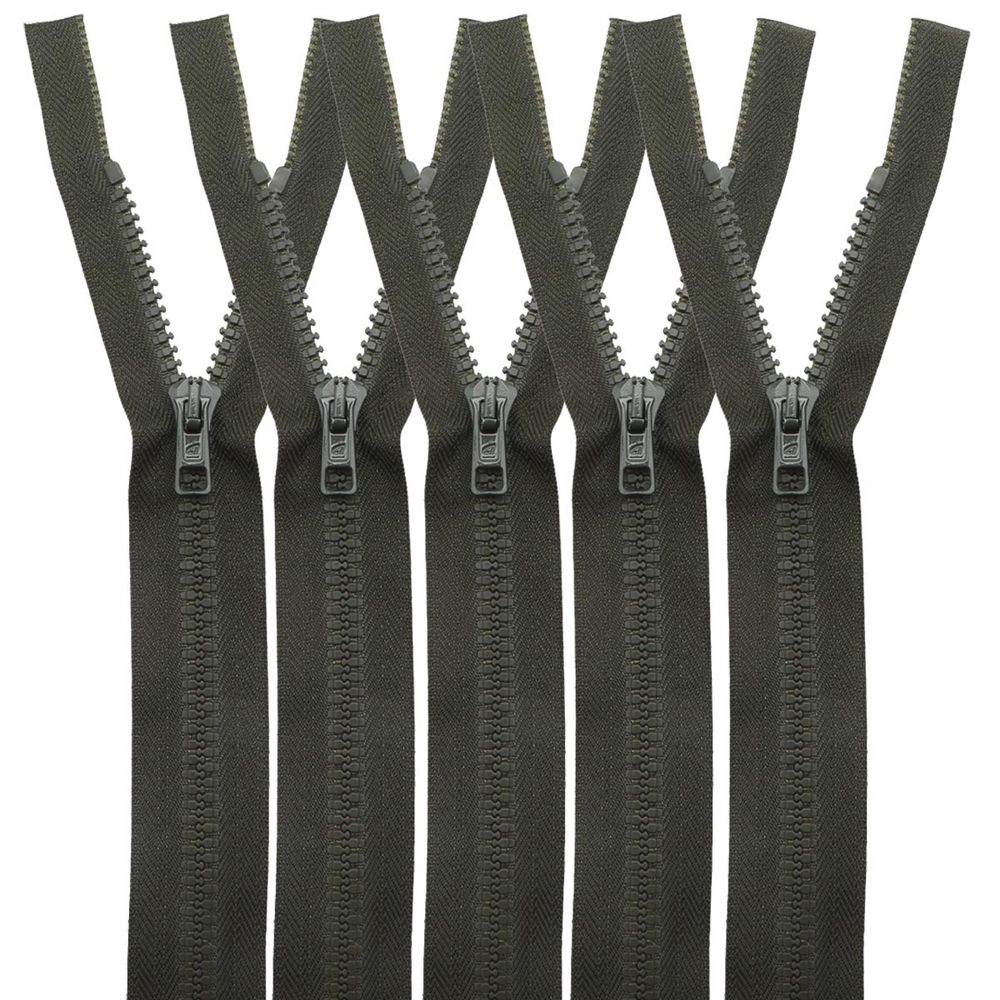 Молния трактор Arta Т6 (6 мм) 1 зам., разъем., 70 см, цв. 175 т.хаки, уп.5 шт