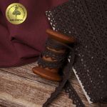 Кружево вязаное (тесьма) 10 мм / 10 метров, 5036.27 цв.27 коричневый, Kruzhevo