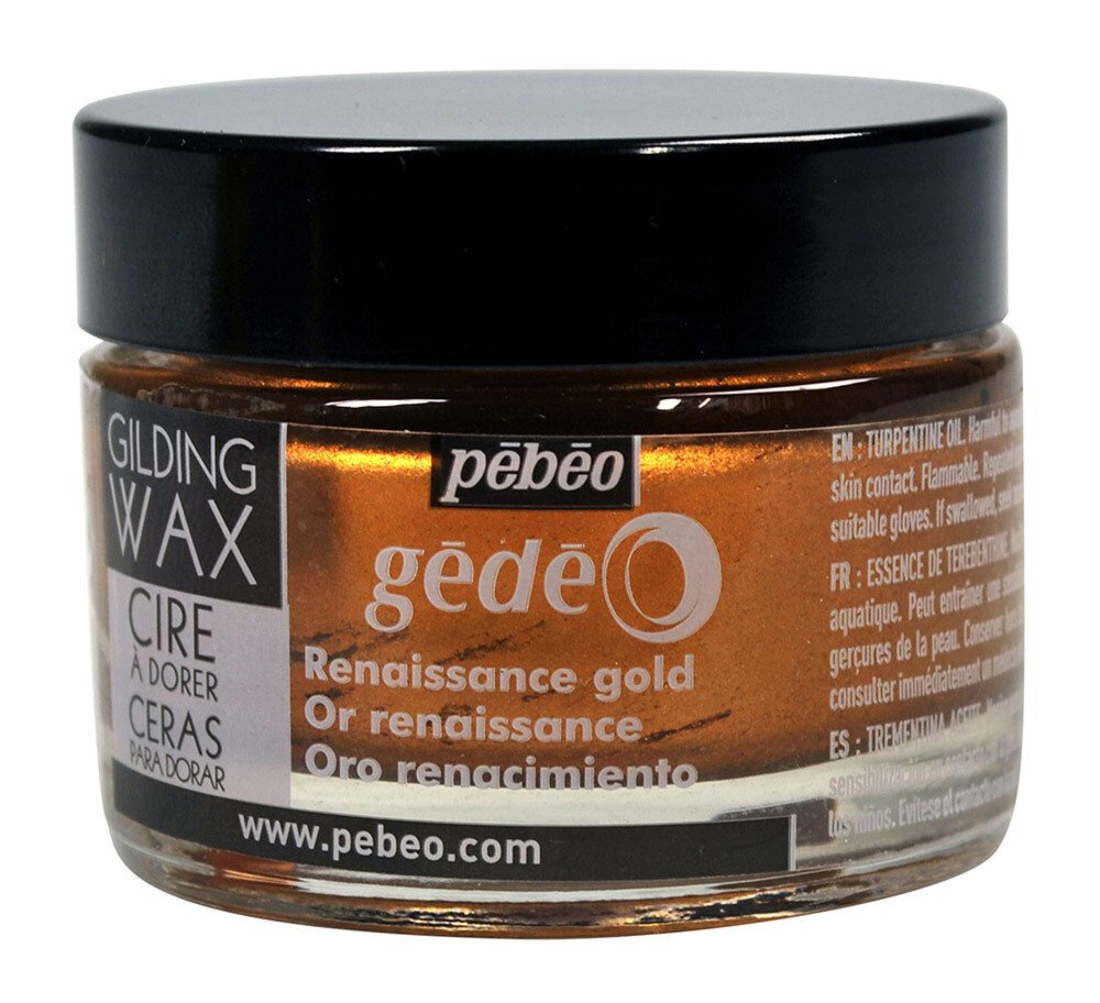 Воск (вакса) для золочения Gedeo 30 мл, золото ренессанс, Pebeo