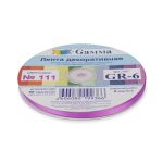 Лента репсовая (в рубчик) 6.0 мм / 45.5 метра, 111 сиреневый, Gamma GR-06