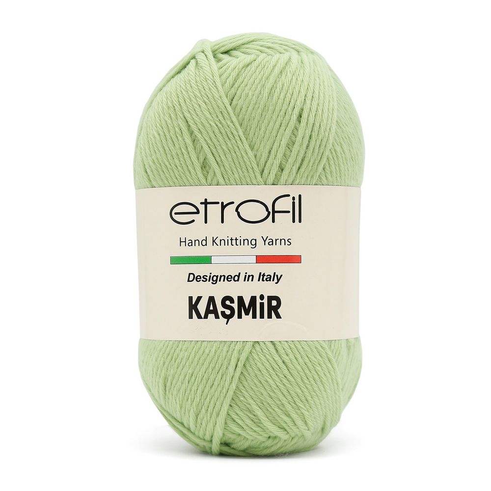 Пряжа Etrofil (Этрофил) Kasmir / уп.5 мот. по 100 г, 225м, 70406 зеленый