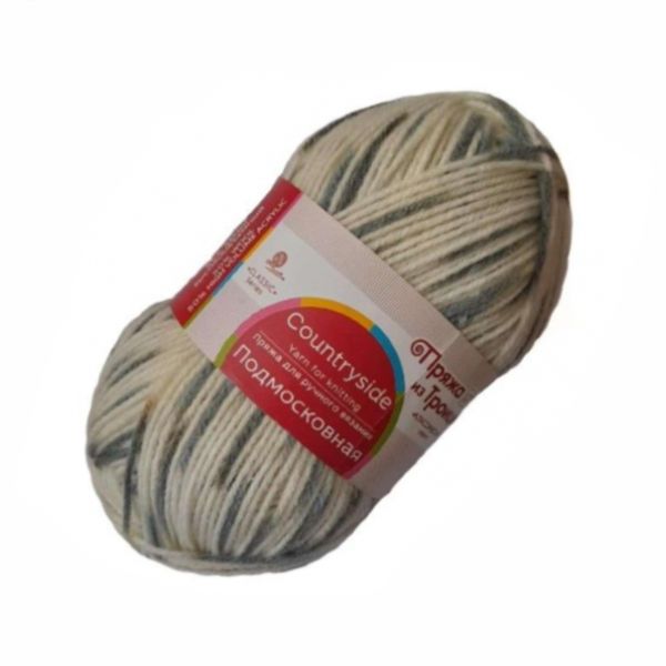 Пряжа Троицкая Подмосковная / уп.10 мот. по 100 г, 250 м, секционный 2601