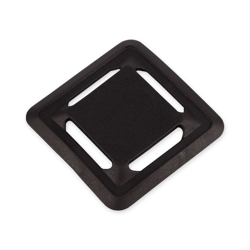 Накладка для крепления ремня пластик 25 мм, 100 шт, черный, Gamma RP01