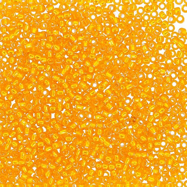 Бисер Toho 15/0 круглый (1.5 мм), 25 г (5х5 г), 0030 оранжевый