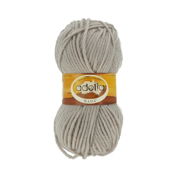 Пряжа Adelia Rada / уп.10 мот. по 100г, 80м, 056 св.бежевый