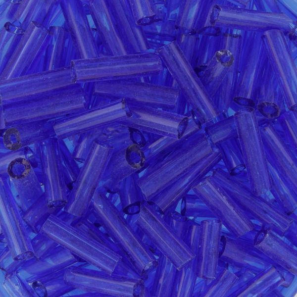 Бисер стеклярус Zlatka 100 г (10х10 г), №0008 т.синий GG