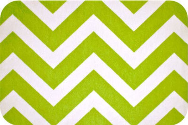 Плюш (ткань) Peppy Chevrons&Zigzags Cuddle 440 г/м², 48х48 см, CP-2900-7 Jade/Snow