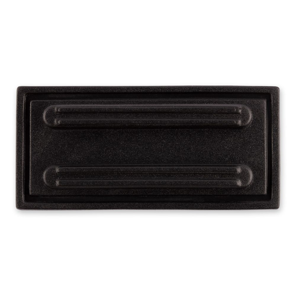 Нога площадная на дно сумки пластик Gamma FB220 (34 мм) 72х34х5 мм, 100 шт, черный