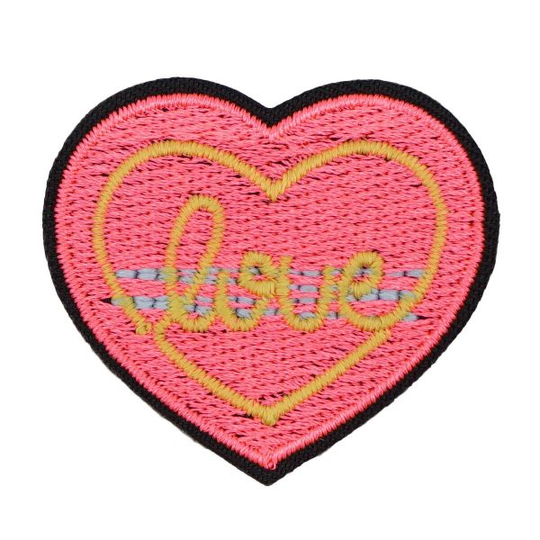 Термоаппликация светящаяся в темноте Love, Hobby&Pro