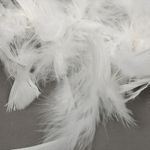 Боа из перьев 2 метра, 50±3 г, белый