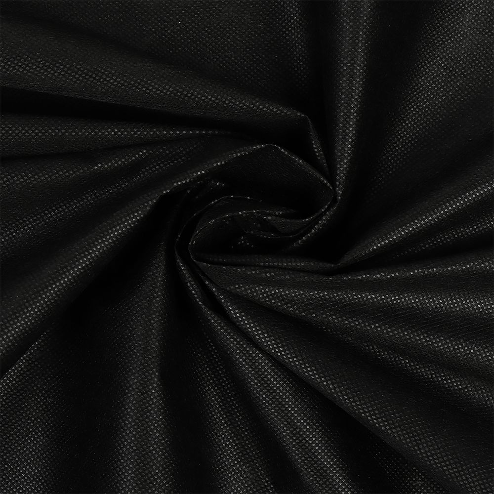 Флизелин клеевой точечный 60 г/м², цв.черный, шир.90см, 100м