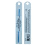 Крючок для вязания ⌀2.5 мм, 15 см, металл, в чехле, синий, Gamma CH-15