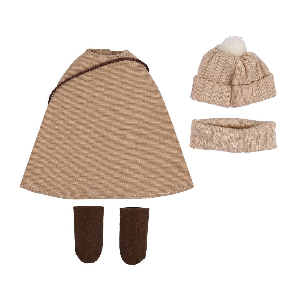 Набор для шитья игрушки Одежда для куклы. Осенний образ 20 см, Miadolla DLC-0397