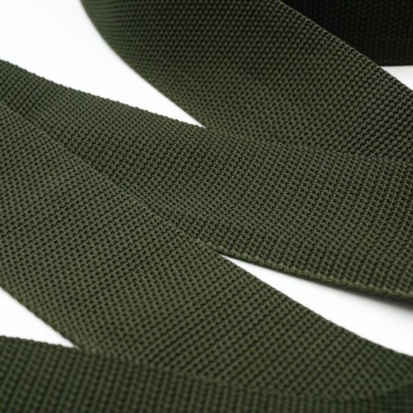 Стропа (ременная лента) 50 мм / 25 метров, толщ. 1.0 мм, [27.5 г/пог.м], 100% п/п, хаки, 4150