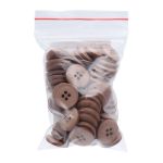 Пуговицы на 4 прокола 24L (15мм), пластик (Beige (бежевый)), NE56, 72 шт