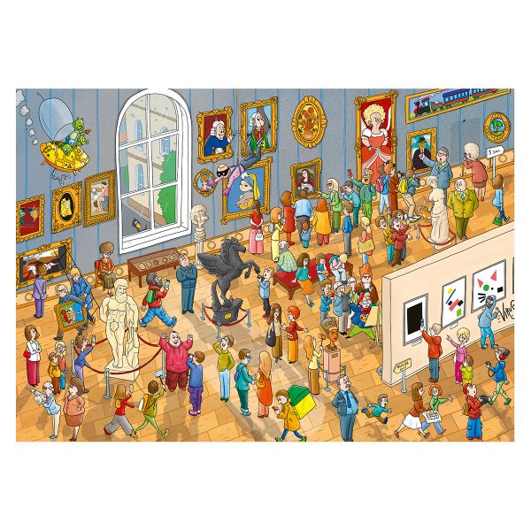 Пазл. Премиальная коллекция 2000 элементов, TOP-PZL-2000/07 День в музее, Фрея