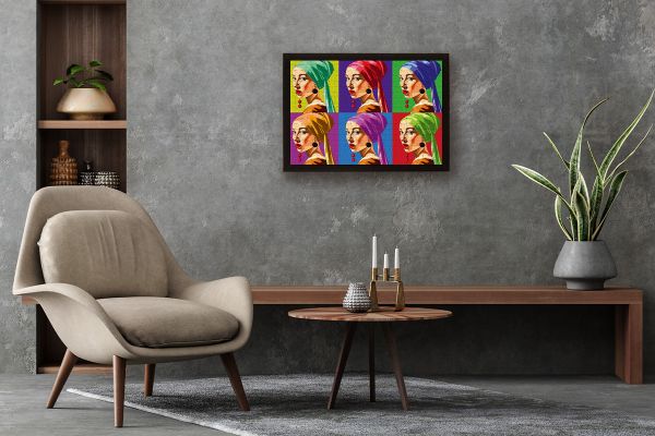 Пазл 500 элементов, Девушка в серёжках. Поп-арт, PZL-500/47, Фрея