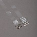 Набор бретелей для бюстгальтера 10 мм, TBY.0T105 цв.прозрачный матовый, глянцевый уп 4 пары