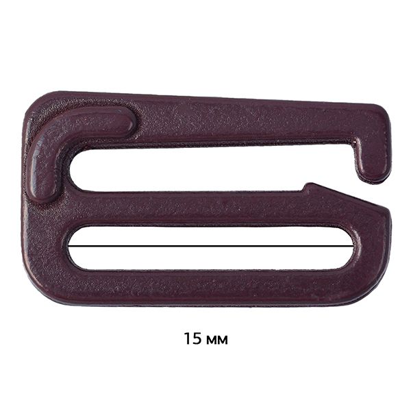 Крючки для бюстгальтера металл 15.0 мм, 076 сливовое вино, Arta, 50 шт