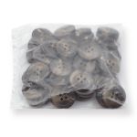 Пуговицы 4 прокола мужская костюмные 543294/4 32 (5406 коричн, глянц.), 50 шт