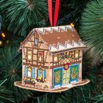 Набор для вышивания нитками Panna, Волшебный домик, 9,5х10 см