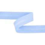 Косая бейка хлопковая 15 мм / 5 шт по 5.4 метра, №042 голубой, Gamma GK-15C