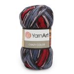 Пряжа YarnArt (ЯрнАрт) Crazy color / уп.5 мот. по 100 г, 260м, 164 секционный
