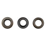 Люверсы металл ⌀13.0 мм (внутр.), №28, сталь, антик, 1000 шт, New Star