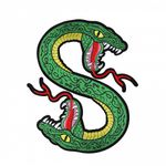 Термоаппликация Змея 29х19 см, TBY.2432, уп.2 шт