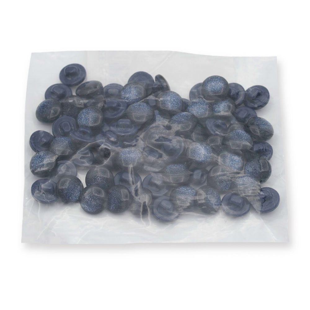 Пуговицы на ножке 18L (11мм), пластик (col.03 т.синий), 72 шт, CR P-45