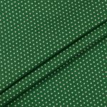 Ткань для пэчворка Peppy Бабушкин сундучок, отрез 50х55 см, 140 г/м², БС-23 кр.горох я.зеленый, Peppy