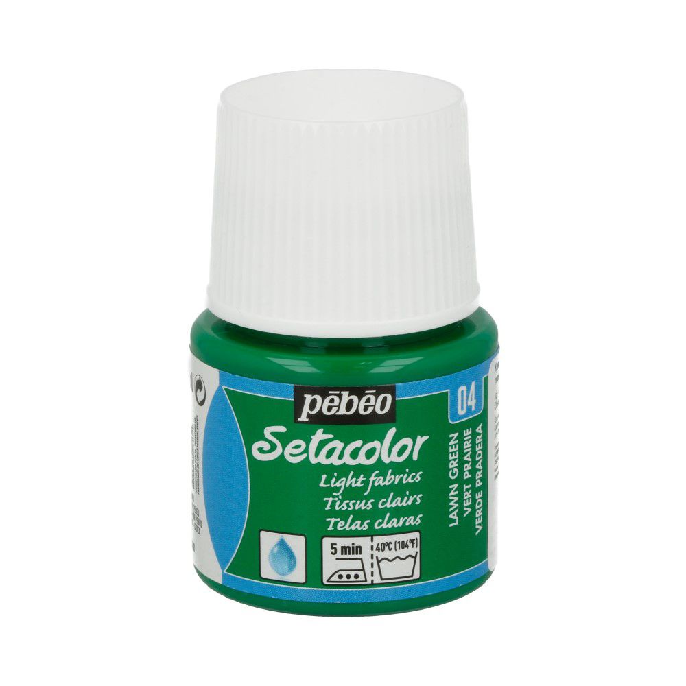 Краска для светлых тканей Setacolor 45 мл 329-004 зеленый луг, Pebeo