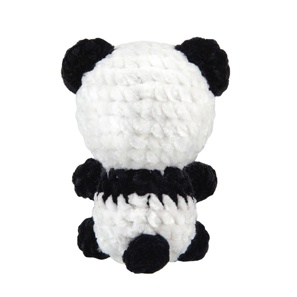 Набор для вязания игрушки Miadolla AMG-MN-0137, Панда (велюр), 10 см