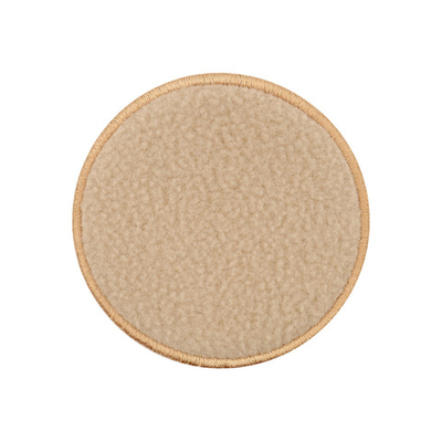 Термоаппликация Круг, 73х73мм (10 шт) (бежевый), 011