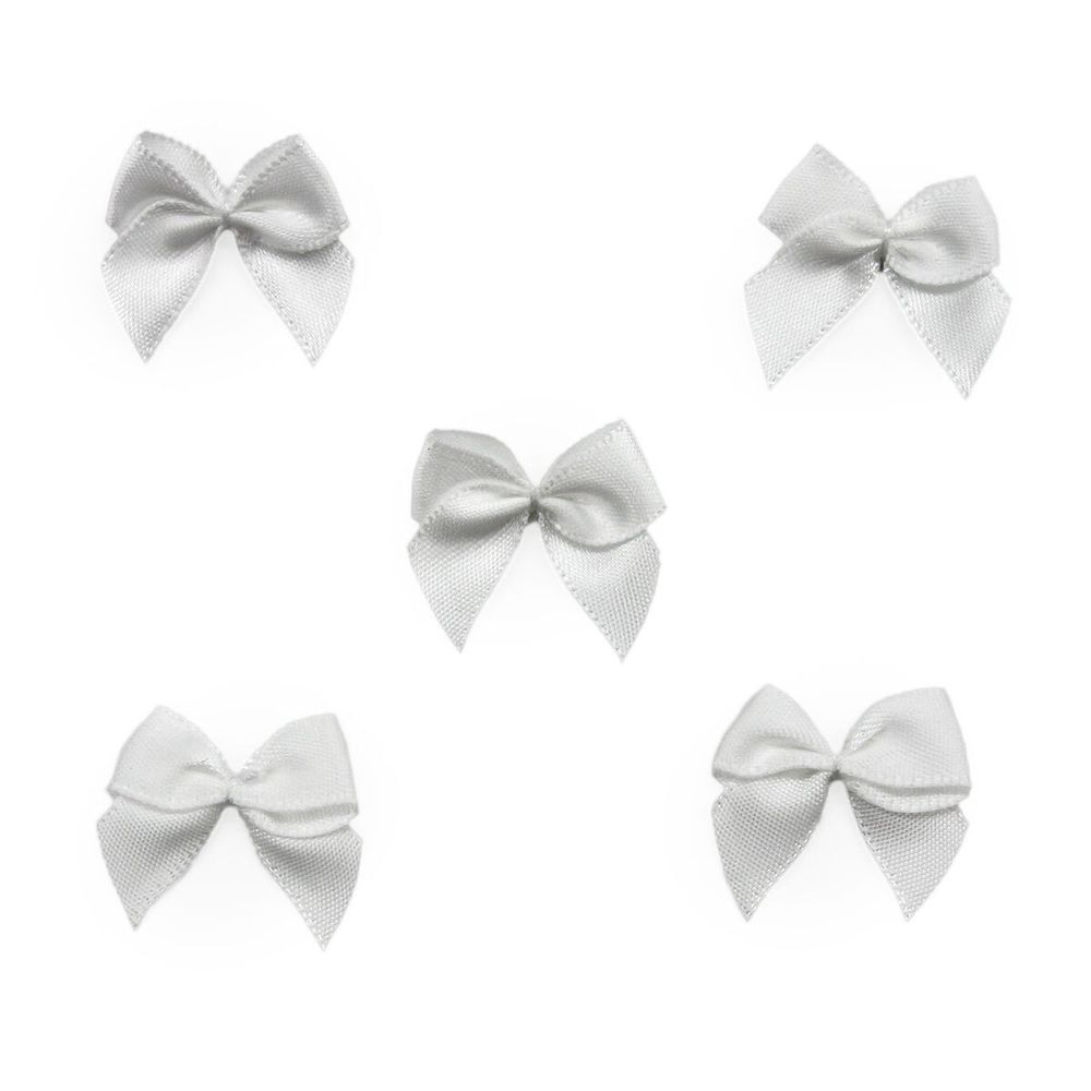 Бантики пришивные 26 мм, Arta, 001 белый, 20 шт