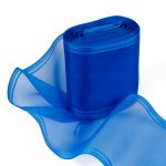 Лента капроновая (органза) для бантов 98-117.0 мм / 25±1 метров, васильковый, Gamma C 3504