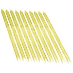 Бант бабочка 1,7х34см, 10 шт в упак, желтый золотая полоса, 10 шт