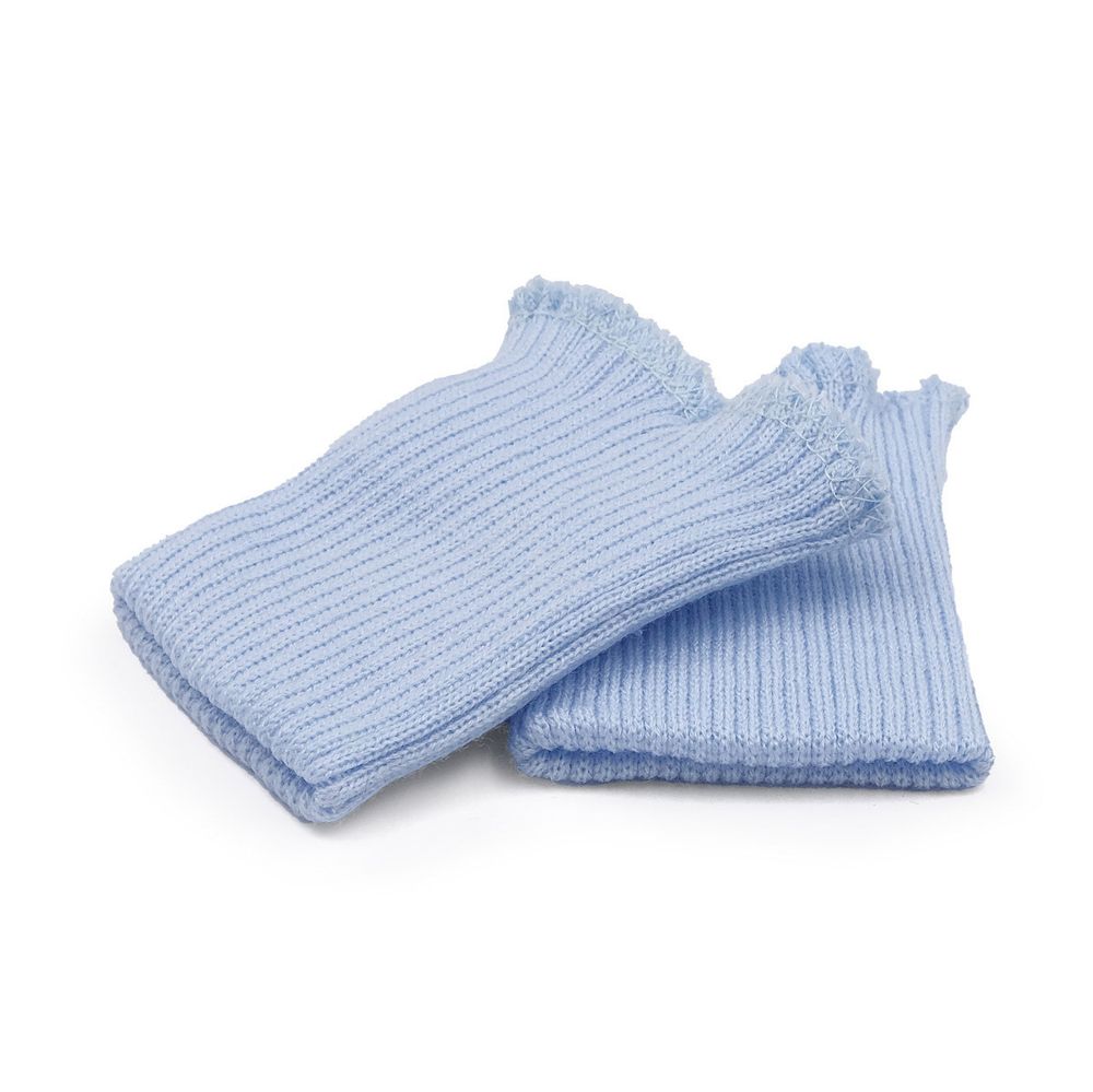 Манжеты трикотажные 7.0х9.5 см, 1 пара, в-84 кристально-голубой