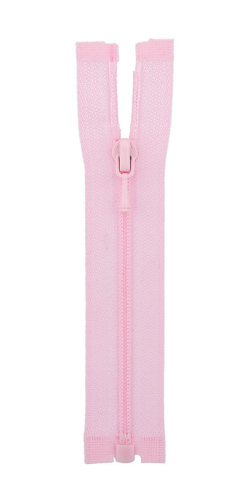 Молния спираль (витая) Т3 (3 мм) 1 зам., разъем., 10 см, декоративная, 132 св.розовый, ZipD 3S Gamma, 5 шт