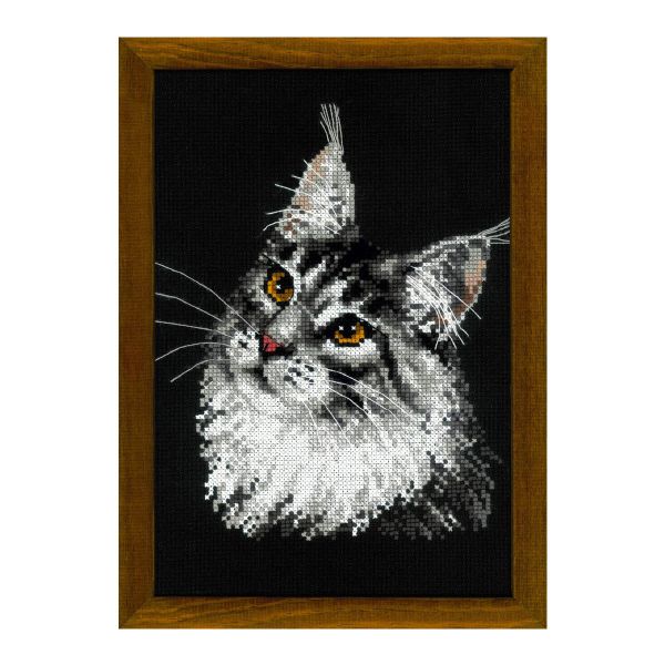 Набор для вышивания нитками Риолис, Мейн-кун, 26х38 см