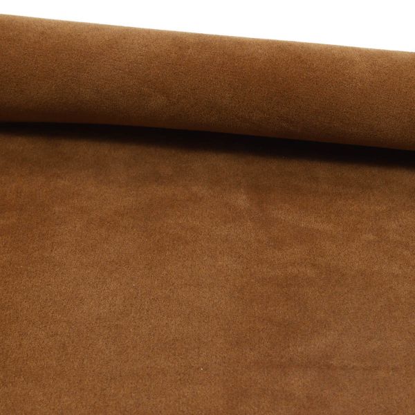 Замша искусственная двухсторонняя, 20х30см, 2 листа, 21885 св.коричневый, 194 г/м²