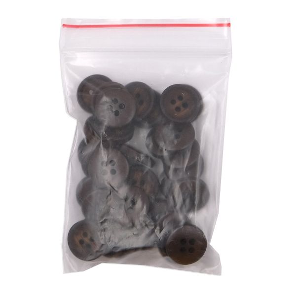 Пуговицы 4 прокола 24L (15мм), (Brown (коричневый)), 36 шт