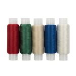 Нитки для бисера Tytanium TNM 0.1 мм, 5х110 м, (120 я), ассорти 2