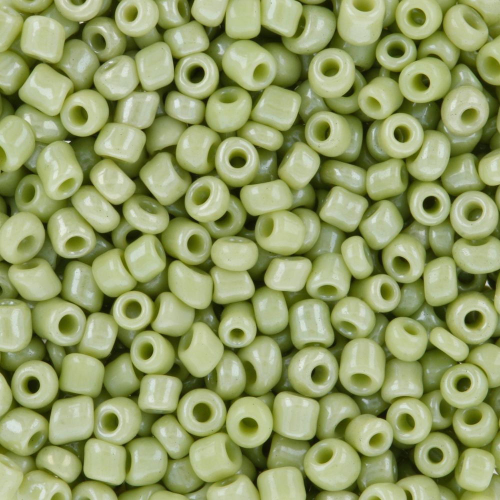 Бисер Zlatka 11/0 (2.1 мм), 100 г (10х10 г), №0124 салатовый, GR