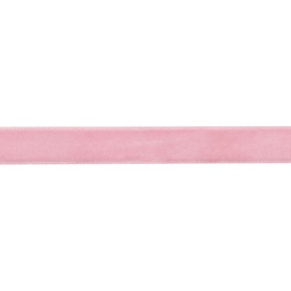 Лента бархатная (тесьма) 10.0 мм / 22.86±1 метров, (36 клубничный), 3AR087