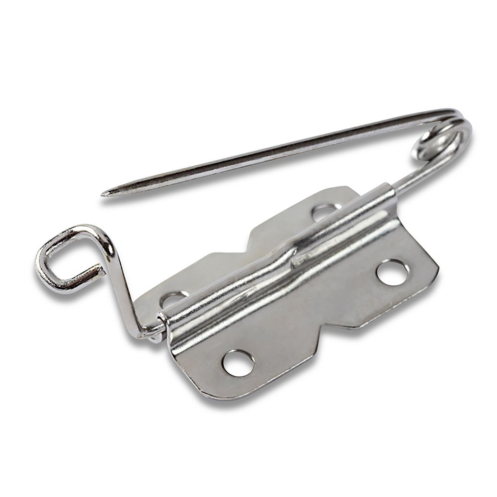 Булавки для бантов и значков 27 мм, железо, 4 шт, под никель, Prym 081405