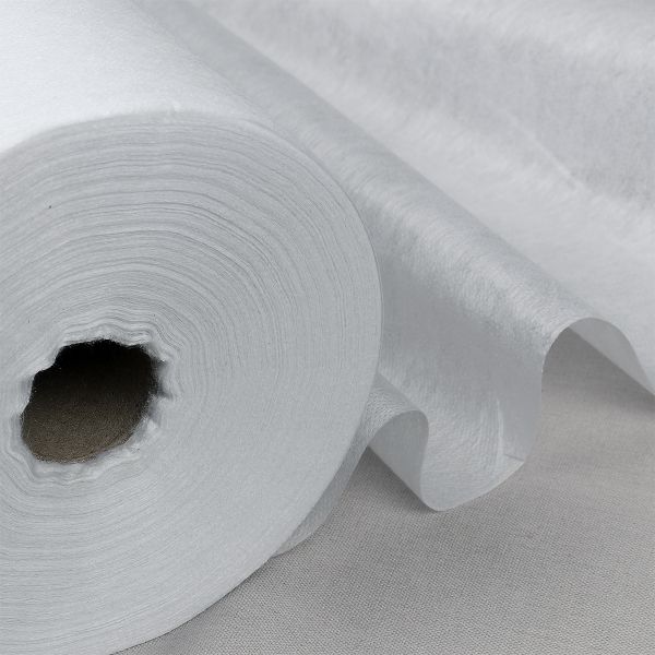 Флизелин клеевой точечный 35 г/м², цв.белый, шир.90см, 100м
